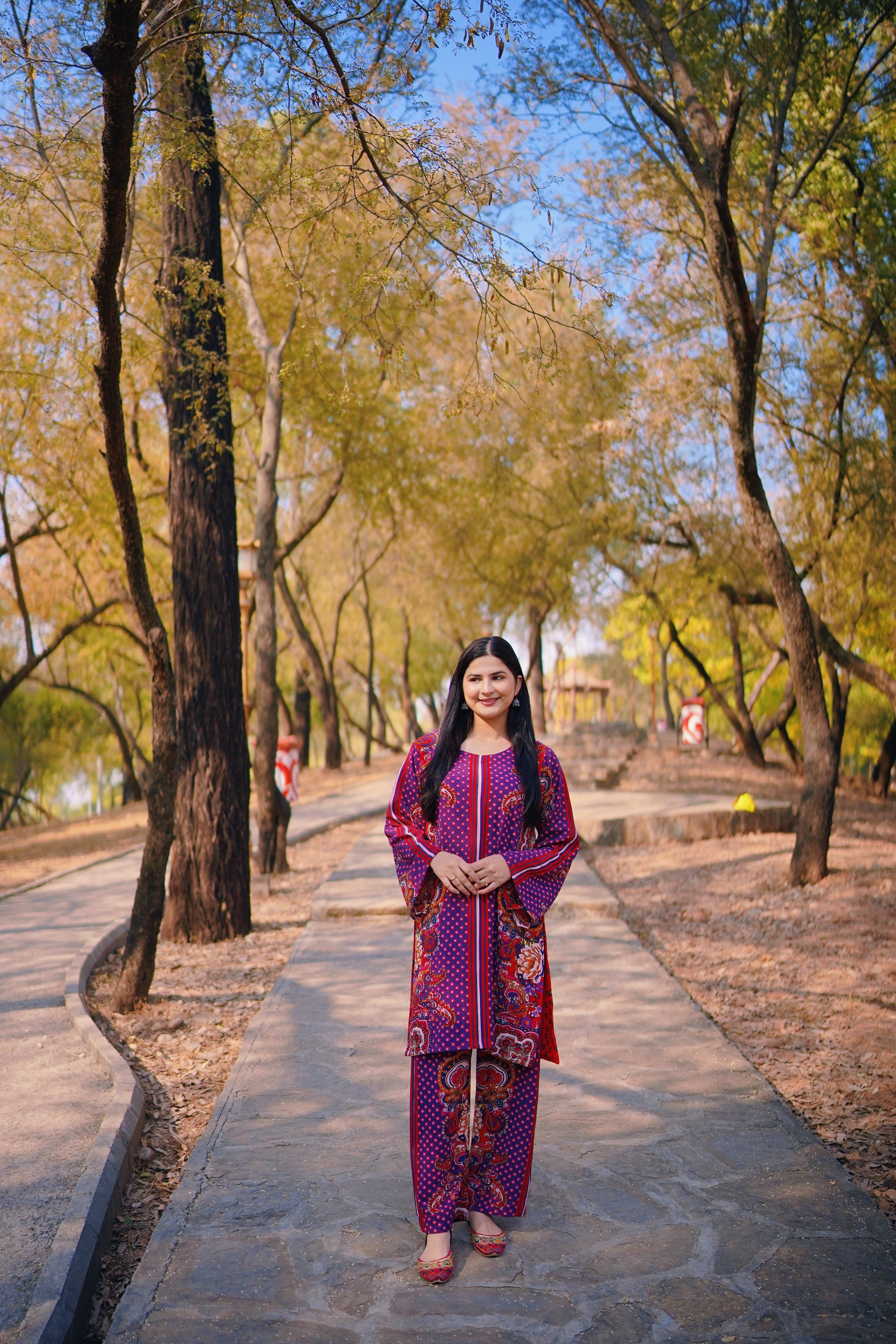 ELARA — Crimson Plum Co-Ord Set