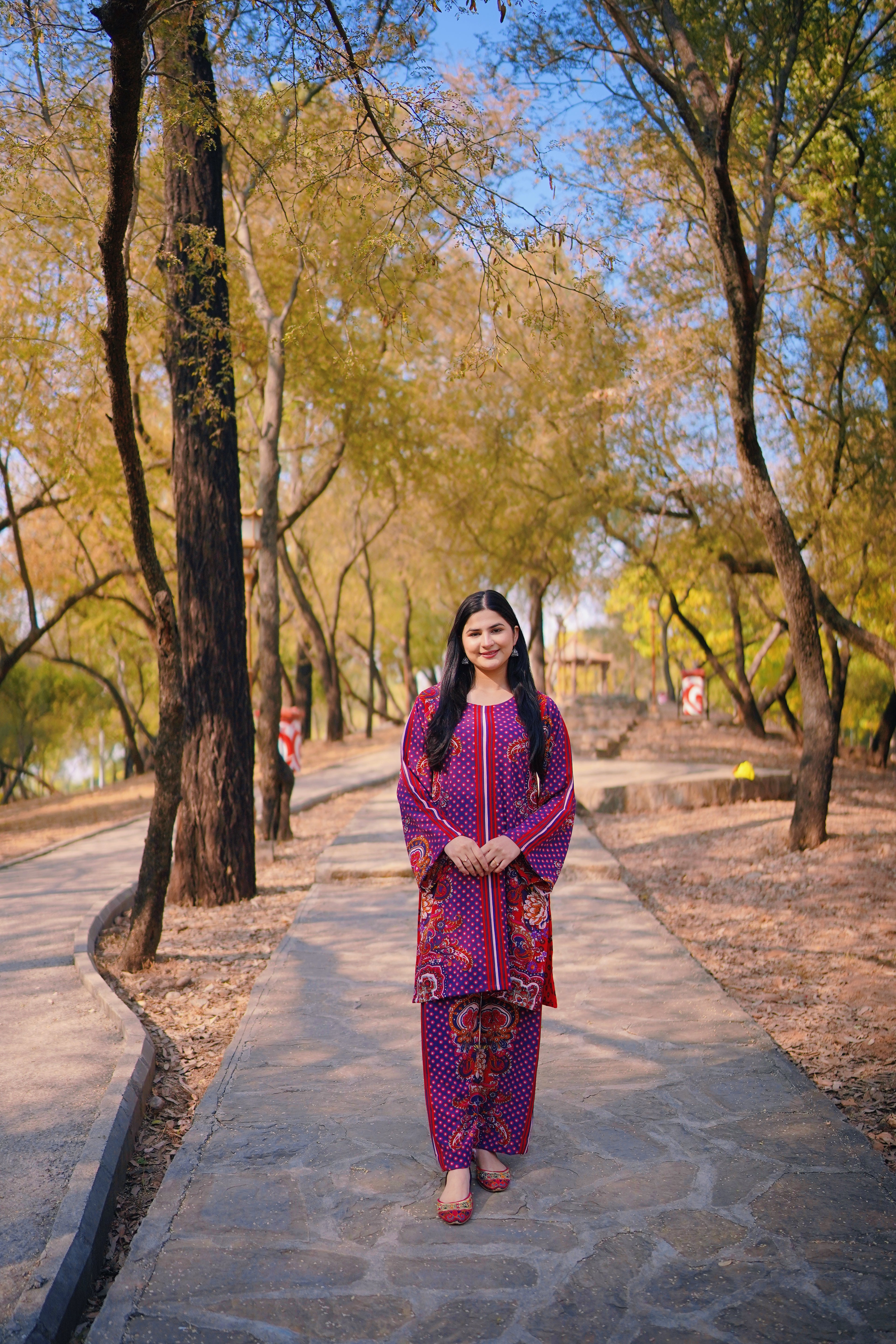 ELARA — Crimson Plum Co-Ord Set