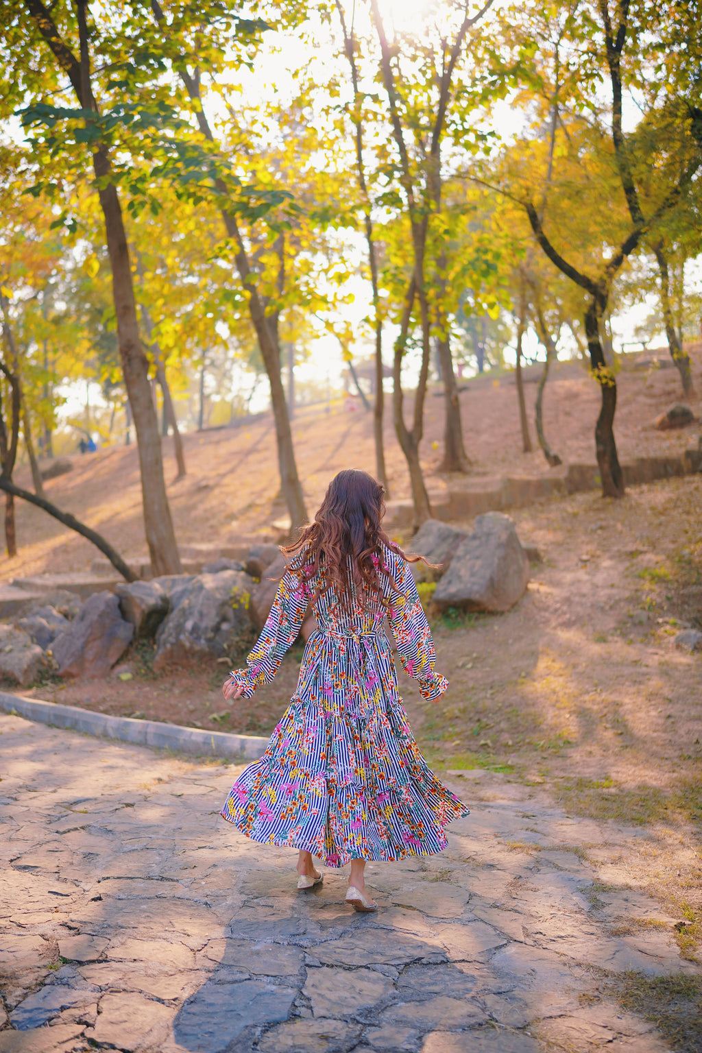 NURA – Noir Bloom - Frock