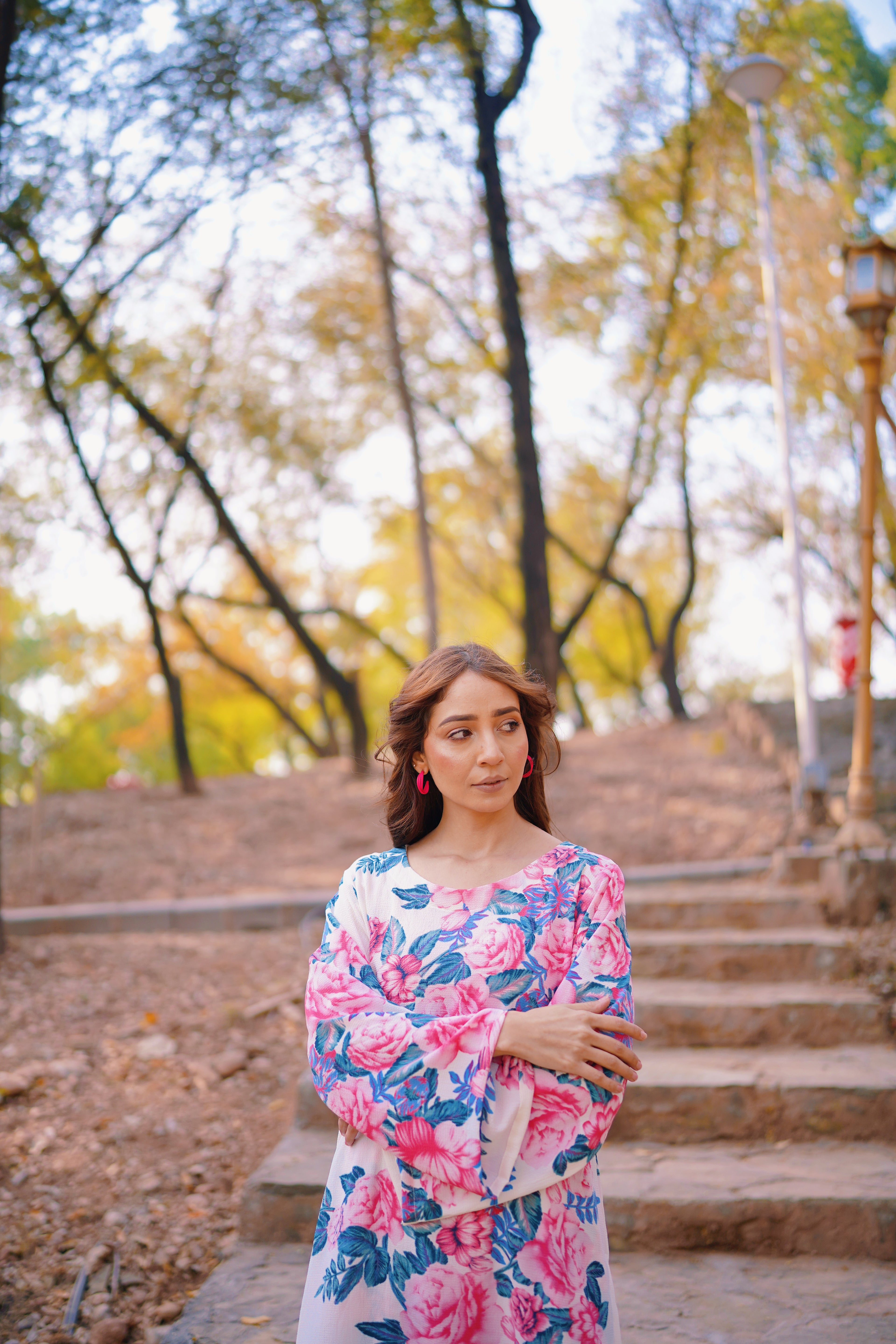 ELARA — White Floral Co-Ord Set