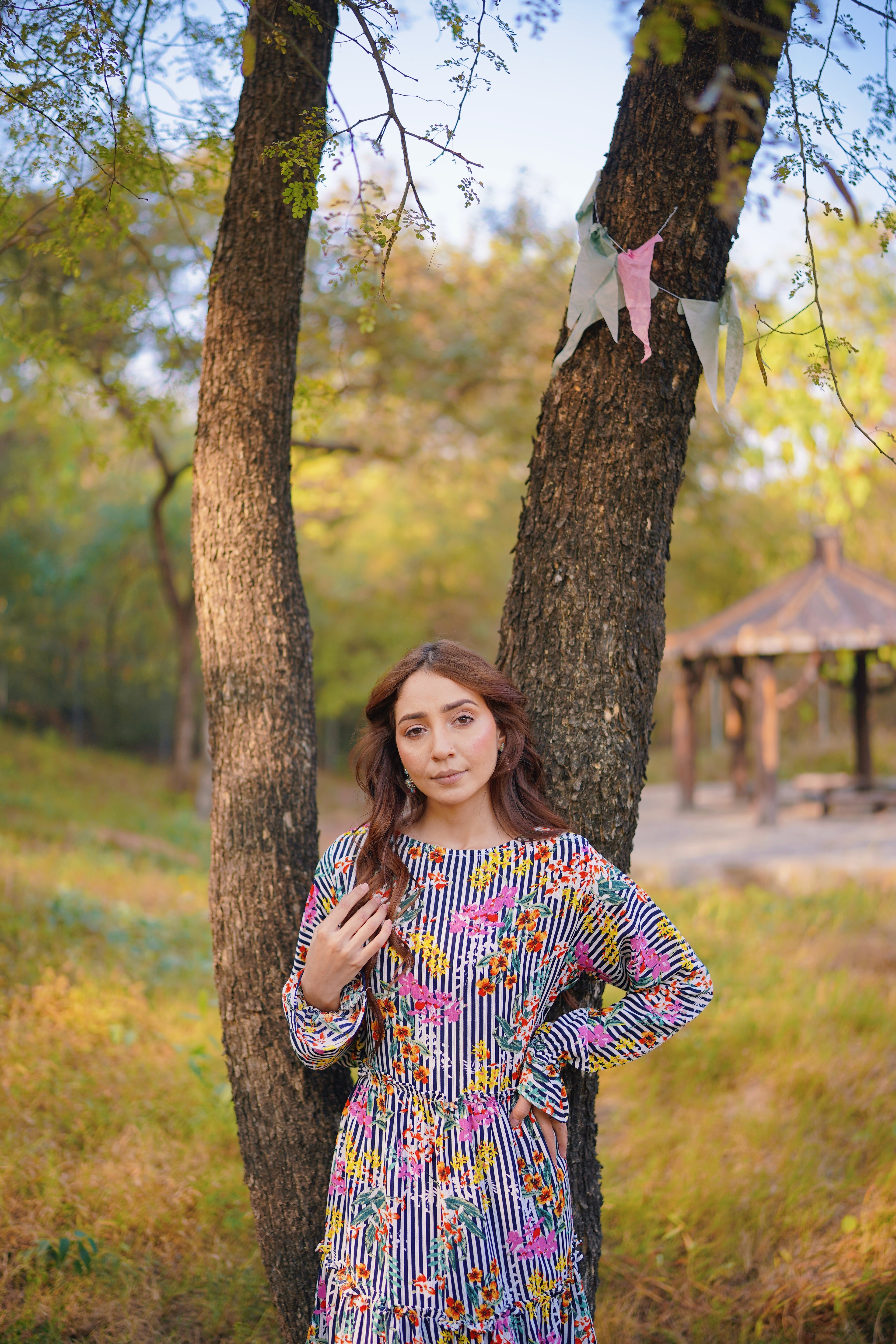 NURA – Noir Bloom - Frock