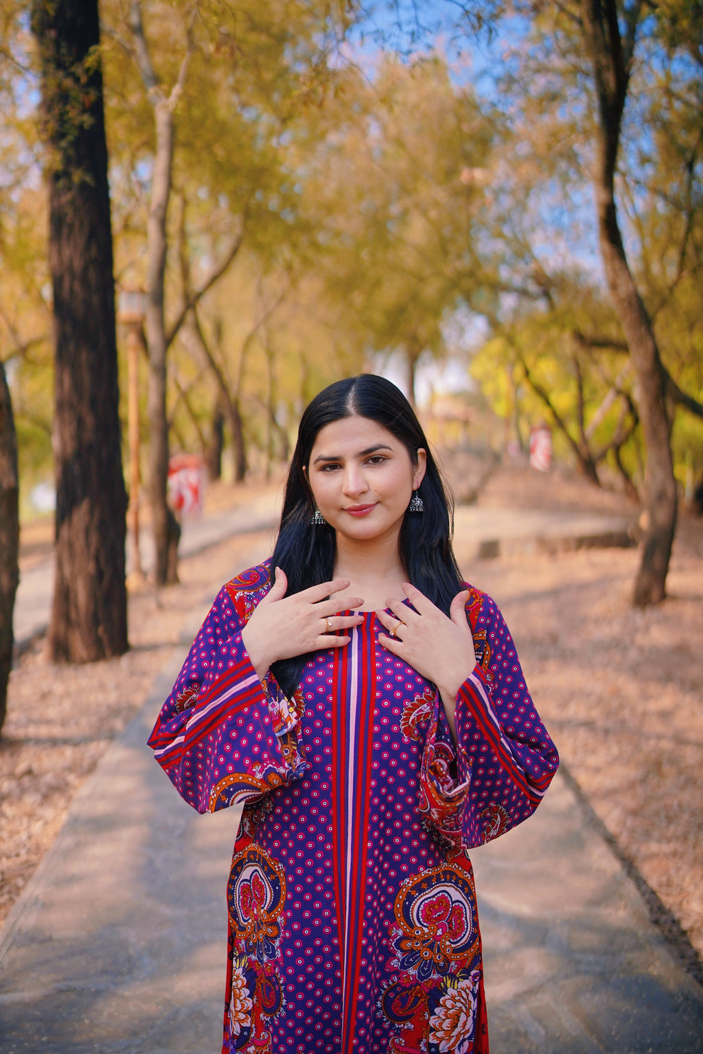 ELARA — Crimson Plum Co-Ord Set