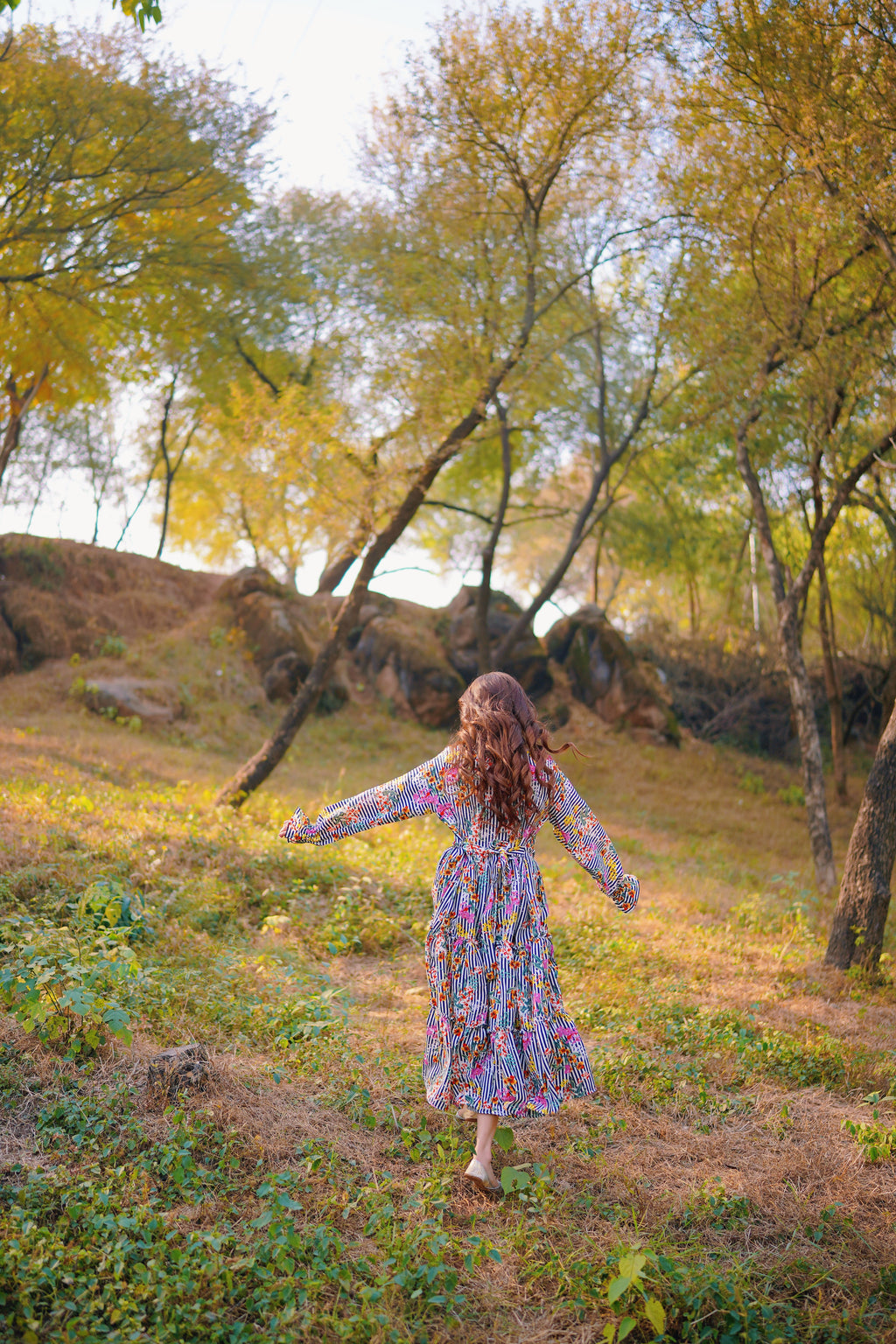 NURA – Noir Bloom - Frock